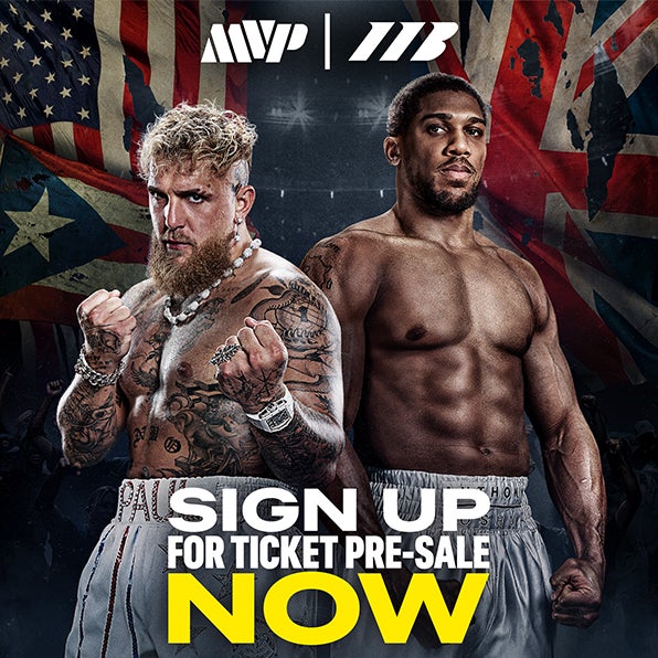 More Info for MOST VALUABLE PROMOTIONS ANNOUNCE  “JAKE PAUL VS. ANTHONY JOSHUA: JUDGEMENT DAY”  COMING TO KASEYA CENTER
