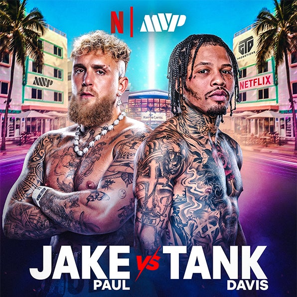More Info for MOST VALUABLE PROMOTIONS ANNOUNCE JAKE PAUL VS. TANK DAVIS EVENT COMING TO KASEYA CENTER
