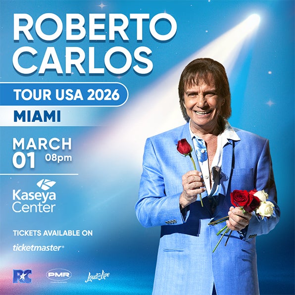 ROBERTO CARLOS ANNOUNCES HIS “2026 TOUR” COMING TO KASEYA CENTER